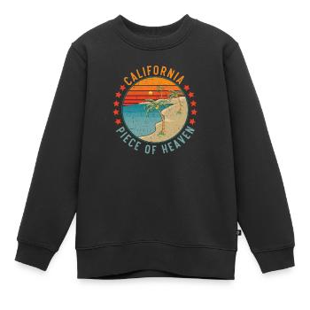 California Piece Of Heaven America Californie États-Unis - Sweat Premium enfant bio - noir - Devant - AI Model Kid Female (0cm)