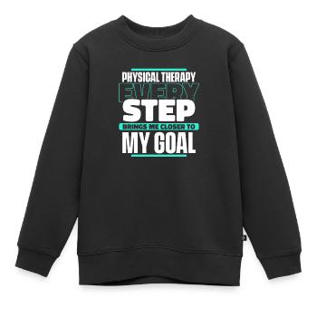 Physiotherapie Therapeut Assistent - Kinder Premium Organic Sweatshirt - Schwarz - Vorne - AI Model Kid Female (0cm)