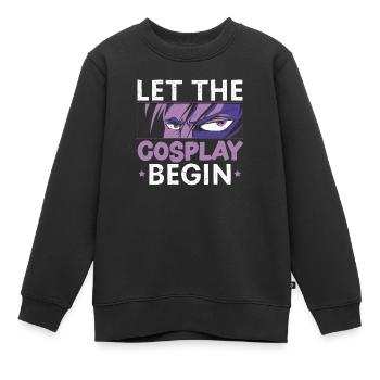 Laissez le cosplay commencer Cosplaying Cosplayer Costume - Sweat Premium enfant bio - noir - Devant - AI Model Kid Female (0cm)