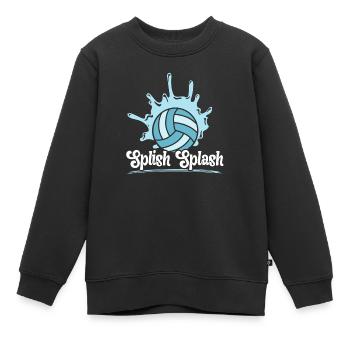 Splish Splash Aufblasbarer Sphere Squad Wasserball - Kinder Premium Organic Sweatshirt - Schwarz - Vorne - AI Model Kid Female (0cm)