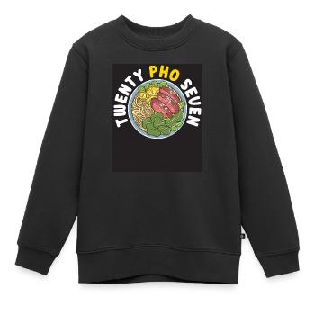Vingt nouilles vietnamiennes Pho Seven Cuisine asiatique - Sweat Premium enfant bio - noir - Devant - AI Model Kid Female (0cm)
