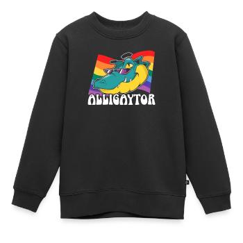 Gay Rights Rainbow Pride Month LGBTQ Gay Pride - Kinder Premium Organic Sweatshirt - Schwarz - Vorne - AI Model Kid Female (0cm)