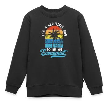 Wirtschaftswissenschaftler Wirtschaftslehrer Beruf Wirtschaft Wirtschaft - Kinder Premium Organic Sweatshirt - Schwarz - Vorne - AI Model Kid Female (0cm)