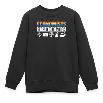 Wirtschaftswissenschaftler Wirtschaftslehrer Beruf Wirtschaft Wirtschaft - Kinder Premium Organic Sweatshirt - Schwarz - Vorne - AI Model Kid Female (0cm)