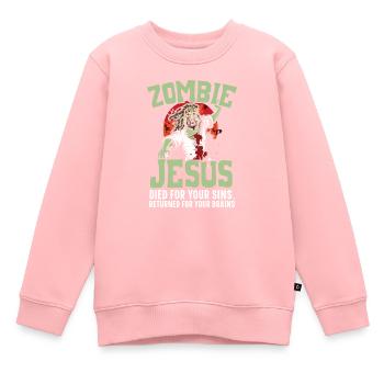 Atheismus Anti-Religion Agnostiker Freidenker Atheist - Kinder Premium Organic Sweatshirt - Rosa - Vorne - AI Model Kid Female (0cm)