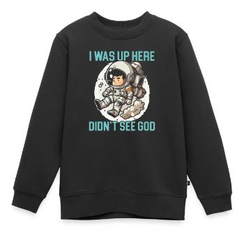 Athéisme Anti-religion Agnostique Libre Penseur Athée - Sweat Premium enfant bio - noir - Devant - AI Model Kid Female (0cm)