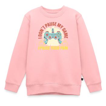 Gamer Nurse Video Game Player Gaming Nursing - Kids Premium Organic Sweatshirt - rose - Front - AI Model Kid Female (0cm)
