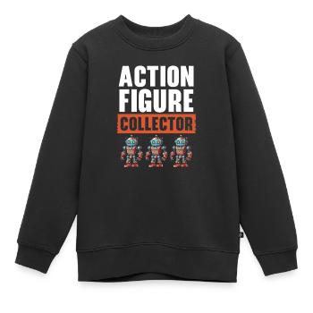 Actionfigur Sammler Hobby Spielzeug Sammlung - Kinder Premium Organic Sweatshirt - Schwarz - Vorne - AI Model Kid Female (0cm)