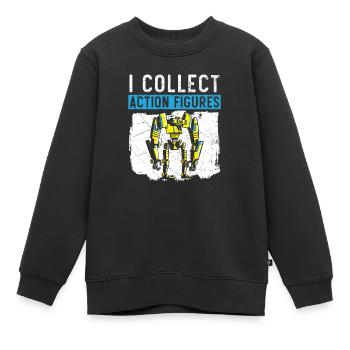 Actionfigur Sammler Hobby Spielzeug Sammlung - Kinder Premium Organic Sweatshirt - Schwarz - Vorne - AI Model Kid Female (0cm)