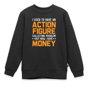 Actionfigur Sammler Hobby Spielzeug Sammlung - Kinder Premium Organic Sweatshirt - Schwarz - Vorne - AI Model Kid Female (0cm)