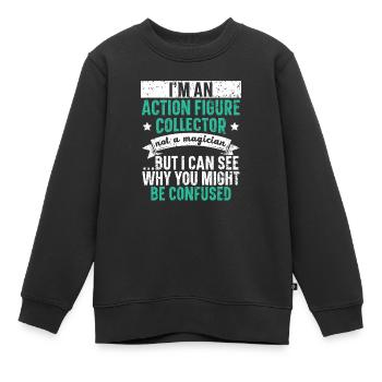 Actionfigur Sammler Hobby Spielzeug Sammlung - Kinder Premium Organic Sweatshirt - Schwarz - Vorne - AI Model Kid Female (0cm)