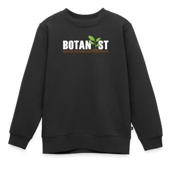 Botaniker Gartenpflanzengärtner Botanik Gartenarbeit - Kinder Premium Organic Sweatshirt - Schwarz - Vorne - AI Model Kid Female (0cm)