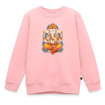 Frohes Diwali Diwali Fest Indischer Hinduismus - Kinder Premium Organic Sweatshirt - Rosa - Vorne - AI Model Kid Female (0cm)