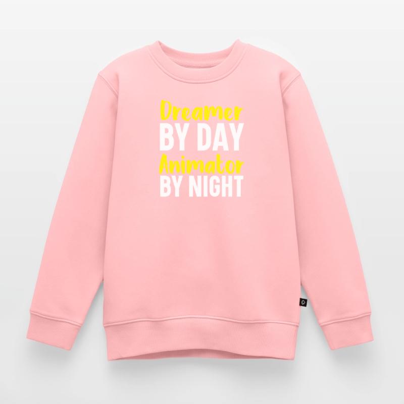 3d Animator Animate Key Frames Rendering Animation Kids Premium Organic Sweatshirt