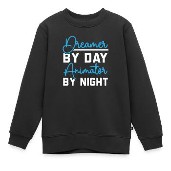 3d Animator Animate Key Frames Rendering Animation - Kids Premium Organic Sweatshirt - black - Front - AI Model Kid Female (0cm)