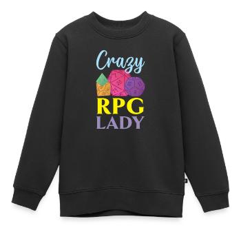 Rollenspiel Videospiel Spieler Gamer Gaming - Kinder Premium Organic Sweatshirt - Schwarz - Vorne - AI Model Kid Female (0cm)