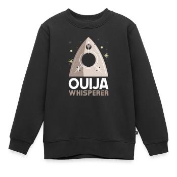 Ouija-Brett Paranormaler Geist Brett Halloween - Kinder Premium Organic Sweatshirt - Schwarz - Vorne - AI Model Kid Female (0cm)