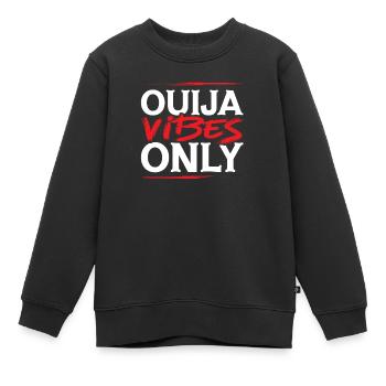 Ouija-Brett Paranormaler Geist Brett Halloween - Kinder Premium Organic Sweatshirt - Schwarz - Vorne - AI Model Kid Female (0cm)