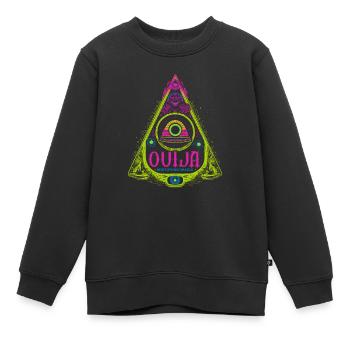 Ouija-Brett Paranormaler Geist Brett Halloween - Kinder Premium Organic Sweatshirt - Schwarz - Vorne - AI Model Kid Female (0cm)