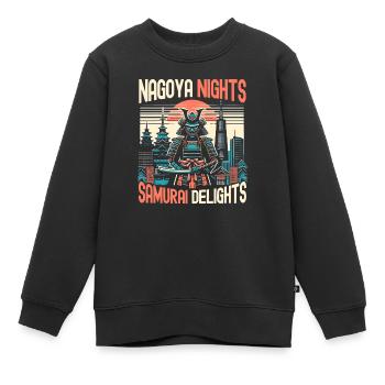 Nagoya Japan Land Reisen Urlaub Ich liebe Nagoya - Kinder Premium Organic Sweatshirt - Schwarz - Vorne - AI Model Kid Female (0cm)