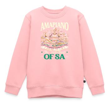 Amapiano Mélomane sud-africain Afrobeat - Sweat Premium enfant bio - rose - Devant - AI Model Kid Female (0cm)
