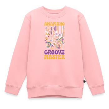 Amapiano Mélomane sud-africain Afrobeat - Sweat Premium enfant bio - rose - Devant - AI Model Kid Female (0cm)