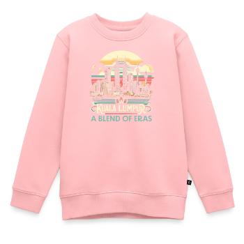 Kuala Lumpur Malaysia Reisen Urlaub Malaysisch - Kinder Premium Organic Sweatshirt - Rosa - Vorne - AI Model Kid Female (0cm)