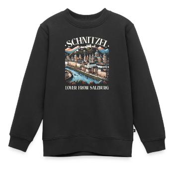 Salzburg Österreich Reisen Urlaubsland Österreich - Kinder Premium Organic Sweatshirt - Schwarz - Vorne - AI Model Kid Female (0cm)