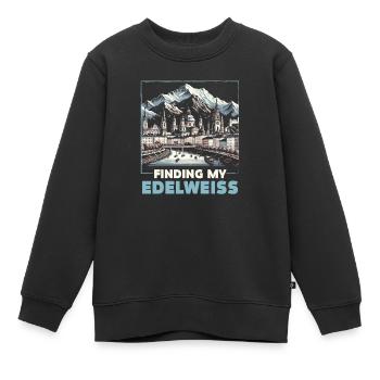 Salzburg Österreich Reisen Urlaubsland Österreich - Kinder Premium Organic Sweatshirt - Schwarz - Vorne - AI Model Kid Female (0cm)