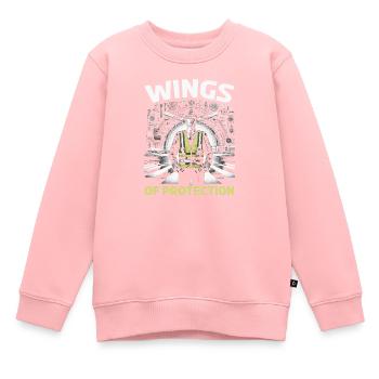 Agent de sécurité aéroportuaire Aviation Emplois dans les aéroports - Sweat Premium enfant bio - rose - Devant - AI Model Kid Female (0cm)