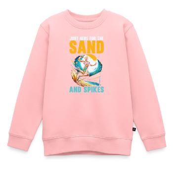 Beach Volleyball Sport Lover Volleyball Player - Kids Premium Organic Sweatshirt - rose - Front - AI Model Kid Female (0cm)