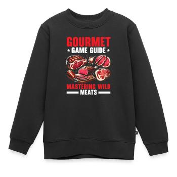 Culinary Arts Teacher Kitchen Cook Chef Cooking - Kids Premium Organic Sweatshirt - black - Front - AI Model Kid Female (0cm)