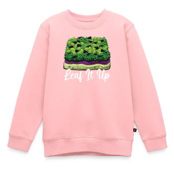 Microgreens Agriculture Micro Farming Gardening - Kids Premium Organic Sweatshirt - rose - Front - AI Model Kid Female (0cm)