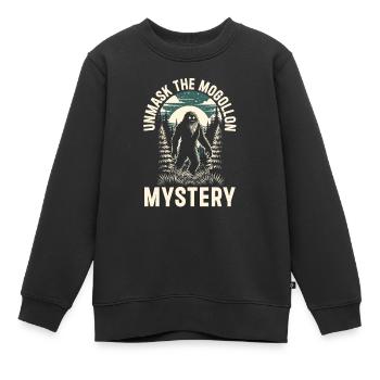 Mogollon-Monster Mythische Kryptozoologie Kryptide - Kinder Premium Organic Sweatshirt - Schwarz - Vorne - AI Model Kid Female (0cm)