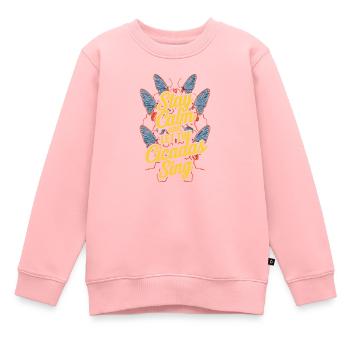 Zikadeninvasion Insektenbrut Zikadenüberlebender - Kinder Premium Organic Sweatshirt - Rosa - Vorne - AI Model Kid Female (0cm)