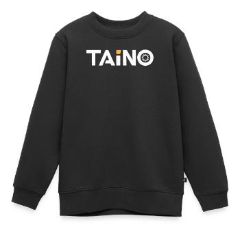 Taïno Indien Porto Rico Boricua Portoricain - Sweat Premium enfant bio - noir - Devant - AI Model Kid Female (0cm)