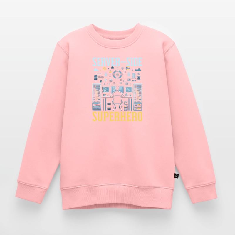 Backend Developer Programming Software Programmer Kids Premium Organic Sweatshirt