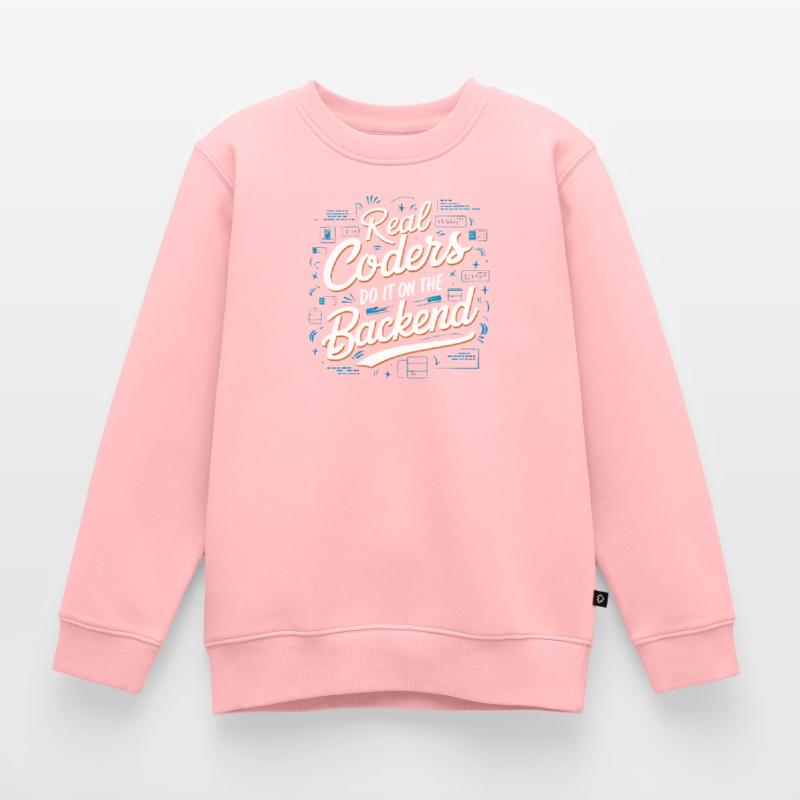 Backend-Entwickler Programmierung Softwareprogrammierer Kinder Premium Organic Sweatshirt