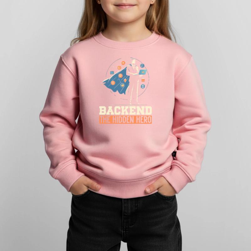 Backend-Entwickler Programmierung Softwareprogrammierer Kinder Premium Organic Sweatshirt