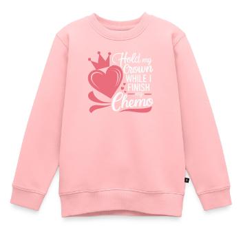 Brustkrebs-Bewusstseinsmonat Pink Ribbon Chemo - Kinder Premium Organic Sweatshirt - Rosa - Vorne - AI Model Kid Female (0cm)
