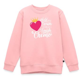 Brustkrebs-Bewusstseinsmonat Pink Ribbon Chemo - Kinder Premium Organic Sweatshirt - Rosa - Vorne - AI Model Kid Female (0cm)