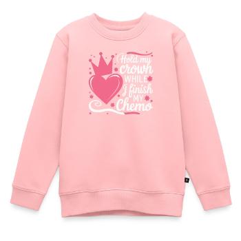 Brustkrebs-Bewusstseinsmonat Pink Ribbon Chemo - Kinder Premium Organic Sweatshirt - Rosa - Vorne - AI Model Kid Female (0cm)