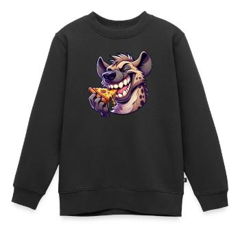Süße Hyäne Schaukeln Spielplatz Cartoon - Kinder Premium Organic Sweatshirt - Schwarz - Vorne - AI Model Kid Female (0cm)