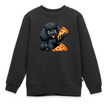 mignonne hyène se balançant terrain de jeu dessin animé - Sweat Premium enfant bio - noir - Devant - AI Model Kid Female (0cm)