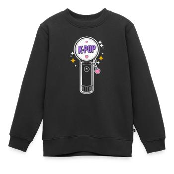 K-Pop Koreanische Popmusik Südkorea Kpop Lightstick - Kinder Premium Organic Sweatshirt - Schwarz - Vorne - AI Model Kid Female (0cm)