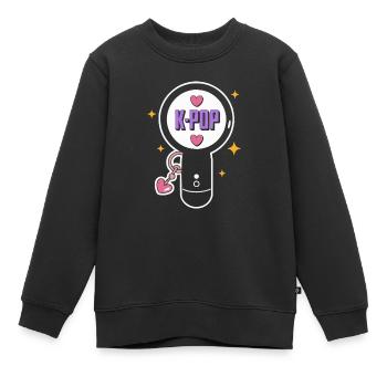 K-Pop Koreanische Popmusik Südkorea Kpop Lightstick - Kinder Premium Organic Sweatshirt - Schwarz - Vorne - AI Model Kid Female (0cm)