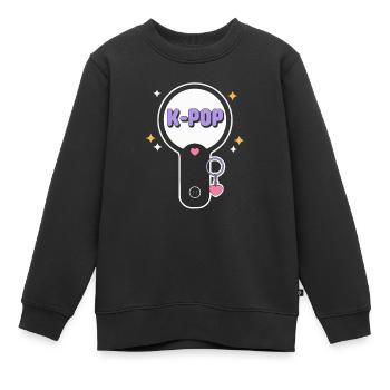 K-Pop Koreanische Popmusik Südkorea Kpop Lightstick - Kinder Premium Organic Sweatshirt - Schwarz - Vorne - AI Model Kid Female (0cm)