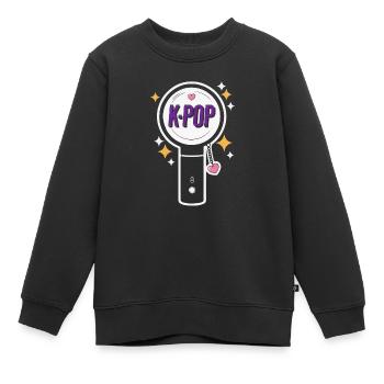 K-Pop Koreanische Popmusik Südkorea Kpop Lightstick - Kinder Premium Organic Sweatshirt - Schwarz - Vorne - AI Model Kid Female (0cm)