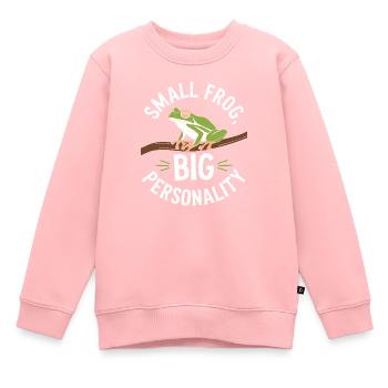 American Green Tree Frog Lover Animal Froggy Toad - Kids Premium Organic Sweatshirt - rose - Front - AI Model Kid Female (0cm)