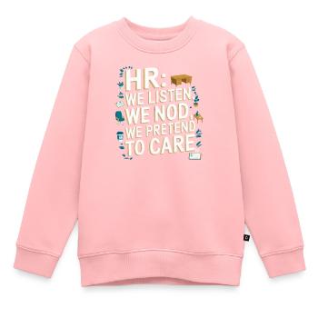 Gestionnaire des ressources humaines Ressources humaines Employé Milieu de travail Drame - Sweat Premium enfant bio - rose - Devant - AI Model Kid Female (0cm)